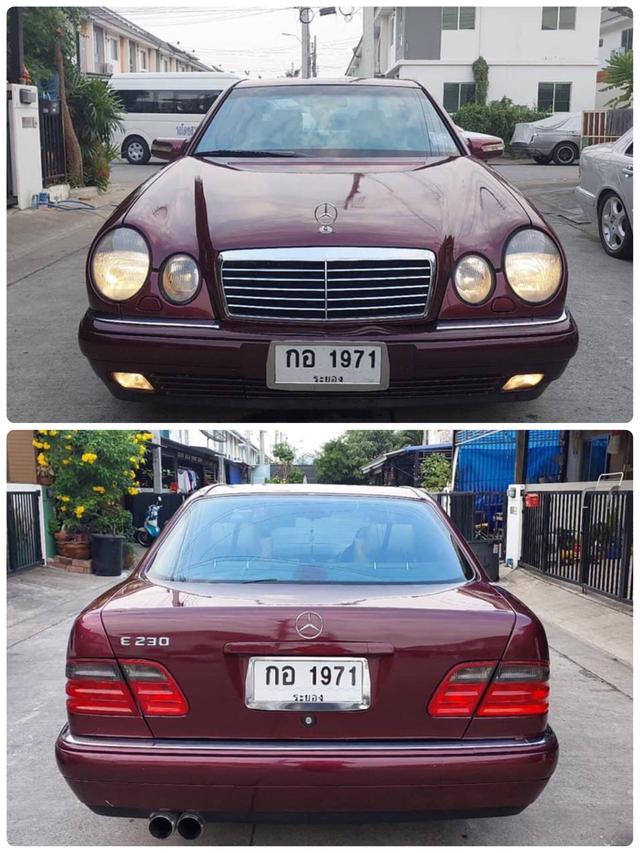 W210 e230 1996 ไม่เคยแก้ส สีแดงเดิมโรงงาน      6