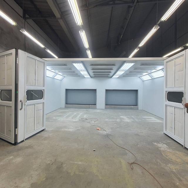 ขาย รับออกแบบ ติดตั้ง สร้างห้องพ่นสีเฟอร์นิเจอร์ ห้องอบพ่นสีม่านน้ำ ห้องพ่นสีรถบรรทุกขนาดใหญ่ ห้องพ่นสีรถพ่วง ห้องอบพ่นสีเครื่องบิน รูปที่ 17