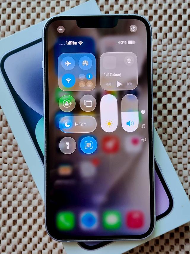 🔴 ขาย iPhone 14 / 128 GB ZP/A ( ศูนย์ไทย ) สีม่วง (Purple) แบตเตอรี่ 80% เครื่องแท้เดิม ๆ ไม่เคยแกะ ไม่เคยซ่อม สภาพสวย พร้อมใช้งาน 100% รูปที่ 12