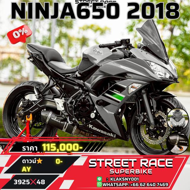Ninja650 ปี 2017 สีเทา –ฟรีดาวน์
