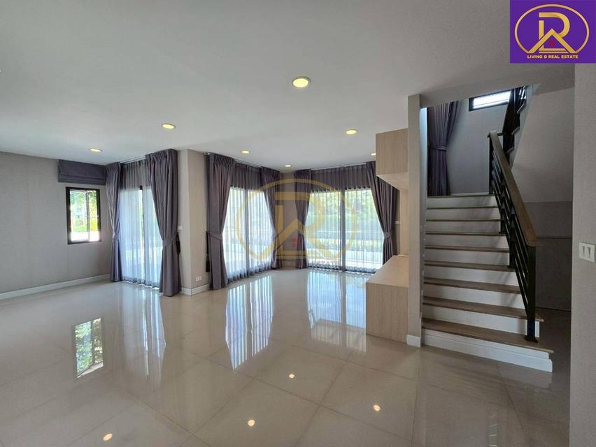 ขายบ้านเดี่ยว บ้านหลังใหญ่ แปลงหัวมุม หน้าสวน แต่งสวยพร้อมอยู่ โครงการ เพฟ(Pave) บ้านโพธิ์-ฉะเชิงเทรา ต.คลองประเวศ อ.บ้า 3