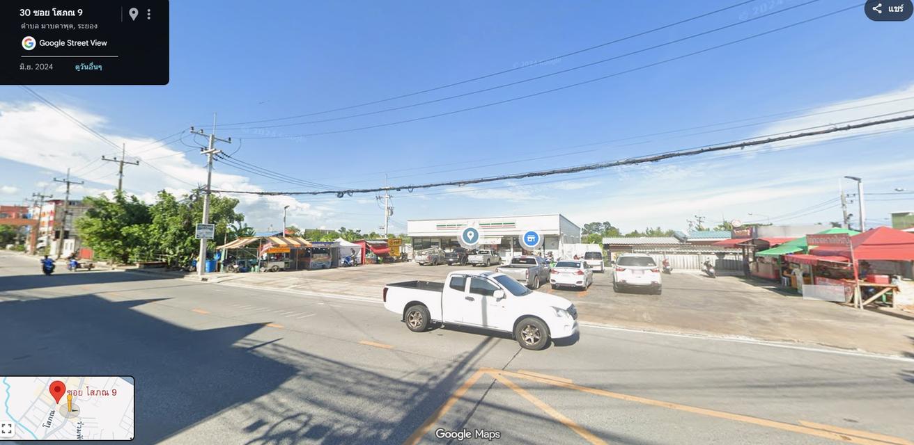 ขายที่ดินใจกลางมาบตาพุด เมืองระยอง ติดตลาด ติด7-11 สถานีตำรวจ 252 ตร.วา รูปที่ 3