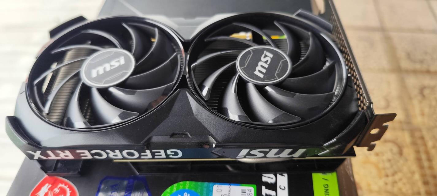 MSI VGA GEFORCE RTX 4060 VENTUS 2X BLACK OC - 8GB GDDR6