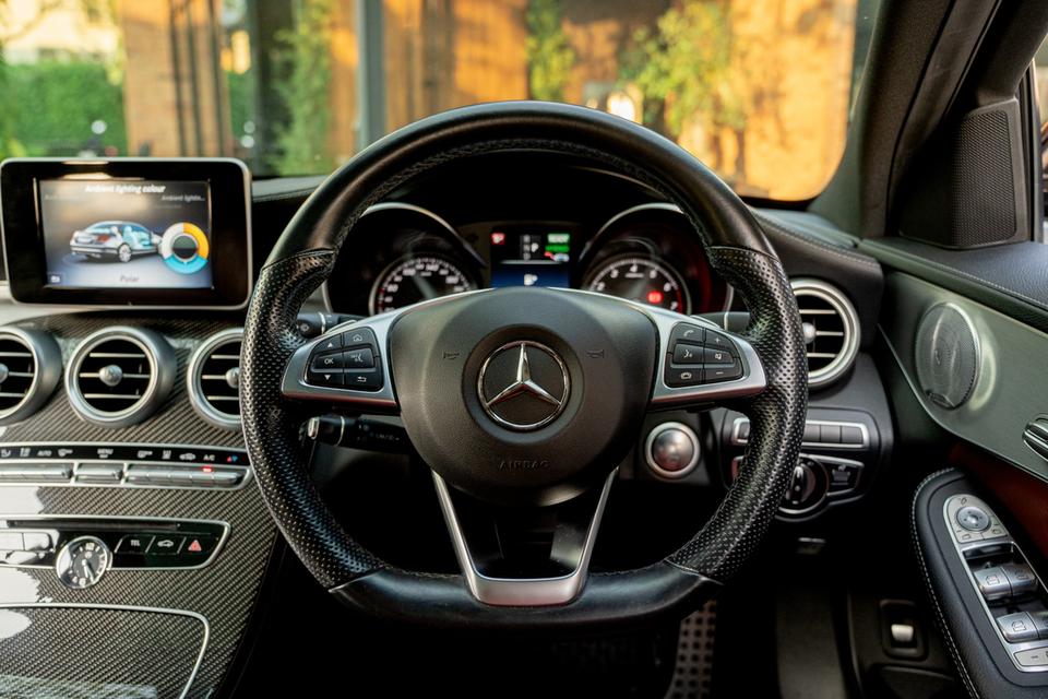 Mercedes-Benz C350e AMG Plug-in Hybrid ปี2018 ⭐️เข้าแล้วค่ะ! 𝘽𝙀𝙉𝙕 𝘾𝟯𝟱𝟬𝙚 เบาะสีแดง ราคาโดนใจ ❤️‍🔥 4