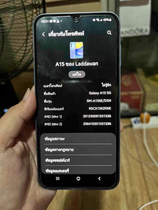 Samsung Galaxy A15 สมาร์ทโฟนมือสอง 4