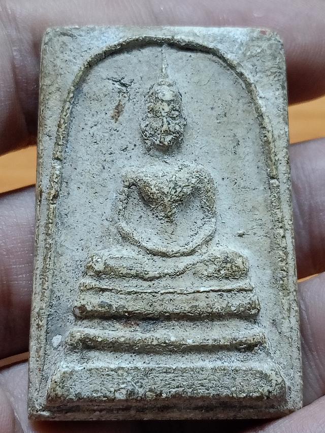 สมเด็จเนื้อขาวพิมพ์พระประธาน หลังจารครบสูตร จารเต็ม สร้างก่อนปี 2500 หลวงพ่อแง วัดบางไผ่เตี้ย