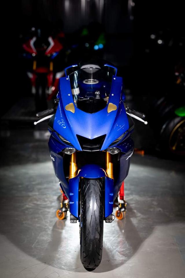 Kawasaki ninja zx 6r สีน้ำเงิน ปี 2022