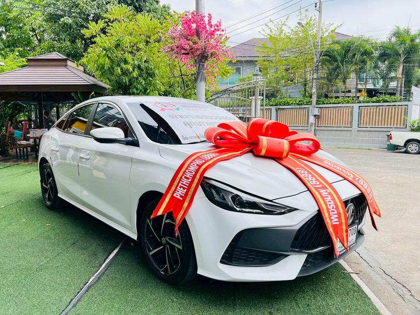 🏎️ ตัว TOP X โฉมใหม่ ดีไซน์สปอร์ตพรีเมียม ประหยัดสุดขีด 2 ระบบ! 🏎️ MG 5 TOP 1.5 X AT ปี 2024 เบนซิน + แก๊ส LPG ประหยัดเงินในกระเป๋าขั้นสุด! รูปที่ 2