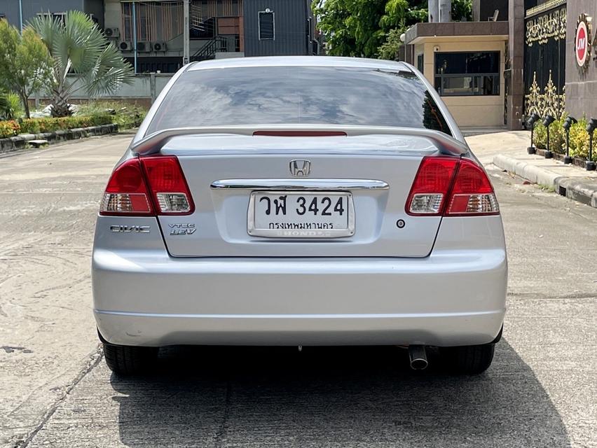 รหัสรถ DWC3424 HONDA CIVIC 1.7 VTi (AS) ปี 2003 AUTO สภาพนางฟ้า