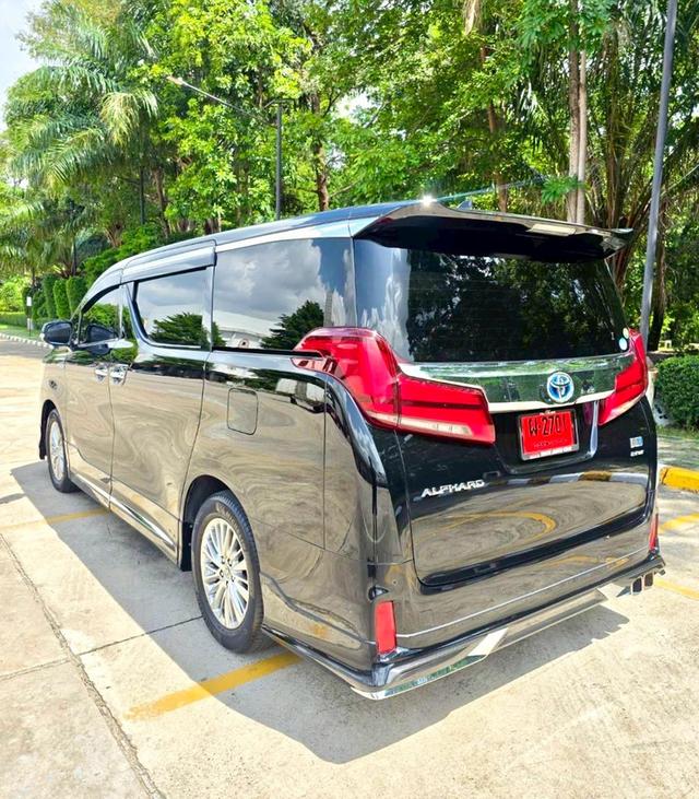 Toyota ALPHARD SRC E-Four 4WD สีดำ ปี 2021 ไมล์ 40,000 กม.