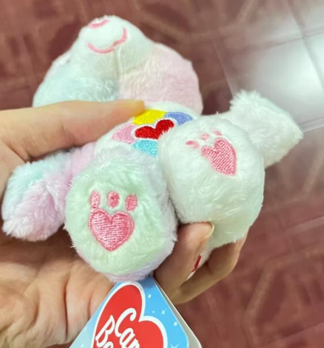 ขายตุ๊กตาหมี Care Bear สีรุ้งตัวเล็ก 2