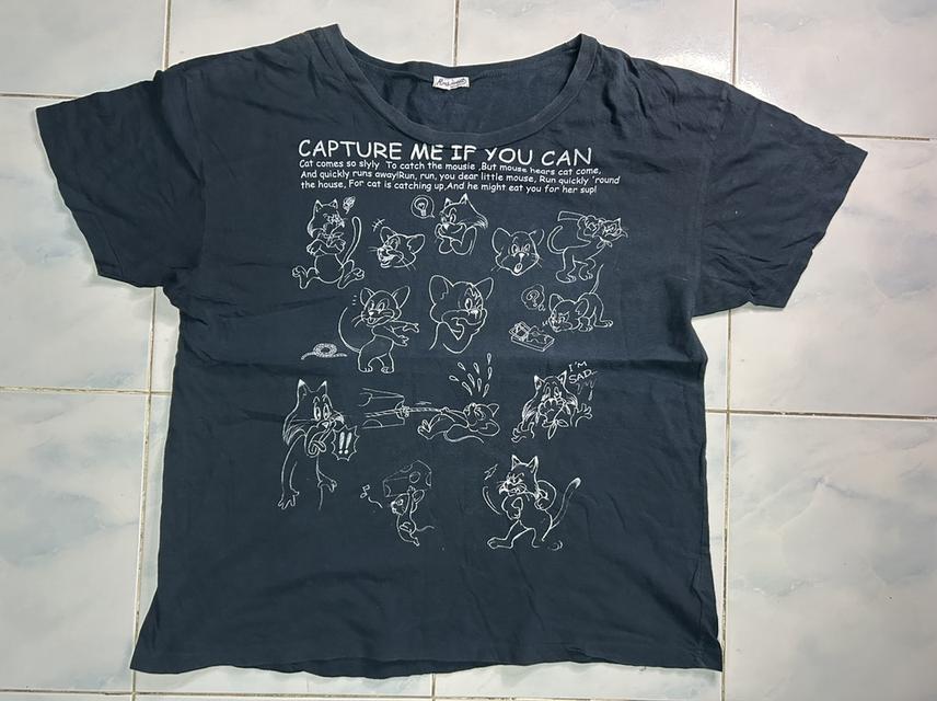 [J-Street Rare] Vtg. RNA x Tom and Jerry - สกรีนหน้าหลัง (Boxy Fit ยอดฮิต) รูปที่ 1