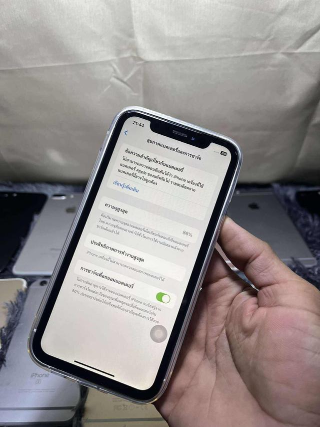 iPhone XR บอดี้17โปร 64 จิ๊กไม่สแกนกล้องปกติหน้าหลังแบต 86 บอดี้สวยใส่ได้ทุกซิมขาย 6