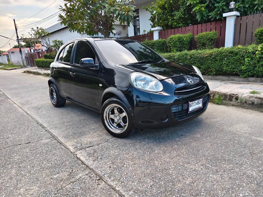Nissan March ปี 2012 เครื่อง 1.2 VLตัวท็อป เกียร์ออโต้ ปุ่มสตาร์ทแอร์ออโต้ ภายในเบาะหนัง เครื่องดี เกียร์ดี ขับดีขายราคา 98,000 บาทสนใจ☎️096-3143494
