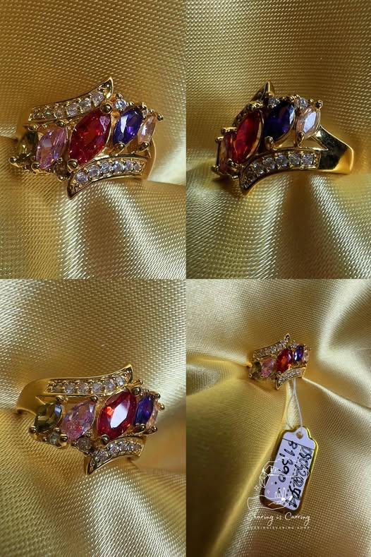 แหวนแฟชั่น เพชรแฟนซี CZ สวยน่ารักกกมาก แบบ บริดเจอตัน ราคา ฿1,390.- บาท รวมส่ง Bridgerton syle