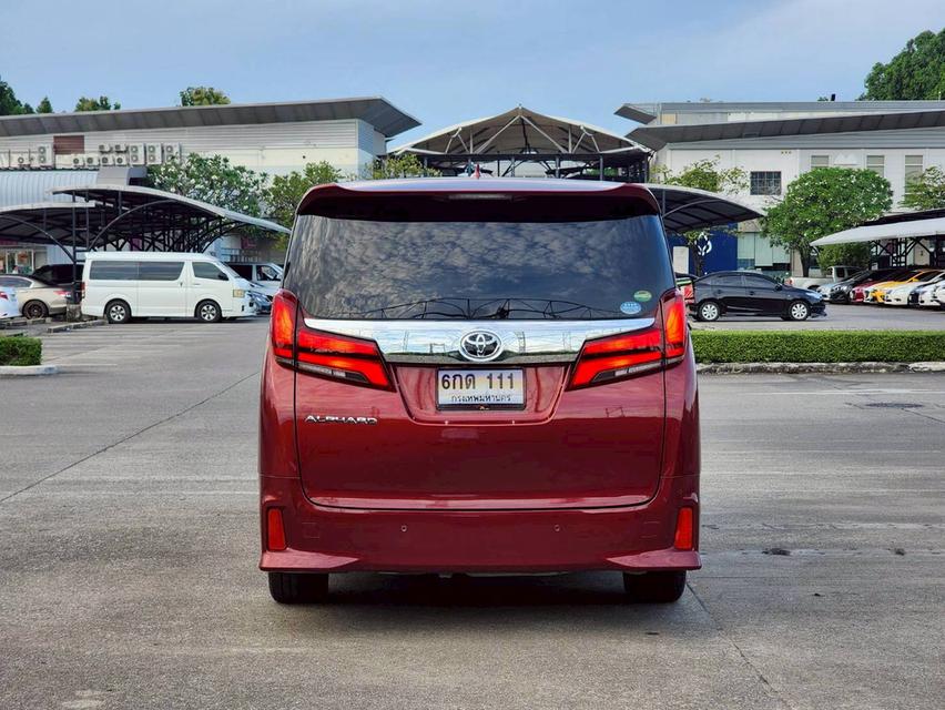 รหัสรถ 67GG552 🚙🚐TOYOTA ALPHARD SC 2019 แท้ วิ่ง 140,000 km. สีแดง ภายในดำ ตัวTOP MULTIMEDIA