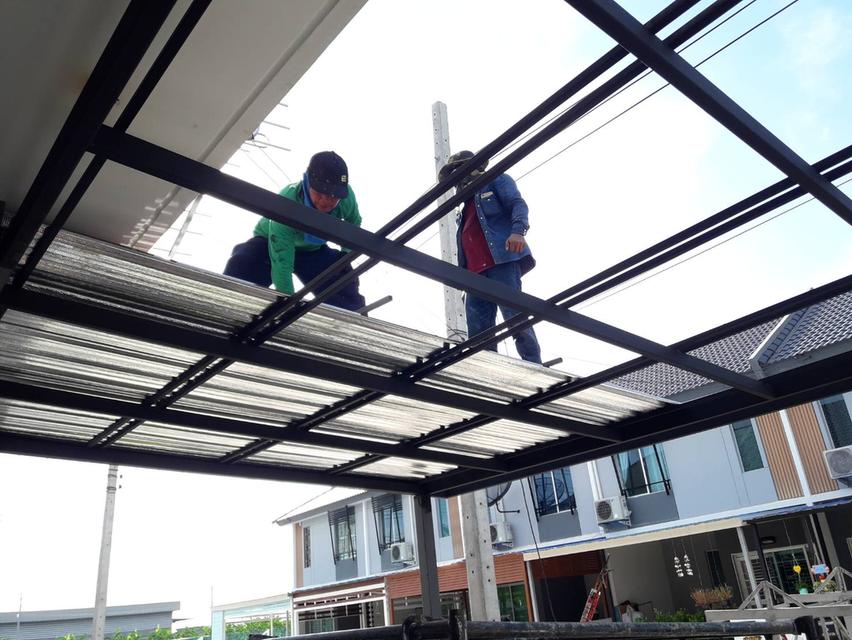 ต่อเติมหลังคา กันสาด แบบครบวงจร รูปที่ 18