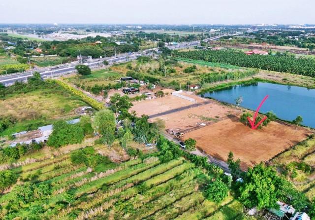 1 ขาย ที่ดิน ที่ดินถมแล้ว 2ไร่ ใกล้ถ.เลียบมอเตอร์เวย์แค่100เมตร ทำโกดัง โรงงาน ที่พัก คลอง4 คลองหลวง ปทุมฯ 086-301-6161 2