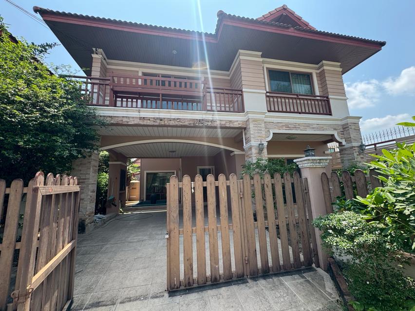 ขายบ้านเดี่ยวมือสอง โครงการ นนนที (Nonnatree) หลังริม เนื้อที่ 57 ตร.ว. ใกล้ห้างเซ็นทรัล เวสวิลล์ ทางพิเศษศรีรัช เชื่อมสู่สาทร-ปิ่นเกล้า 1