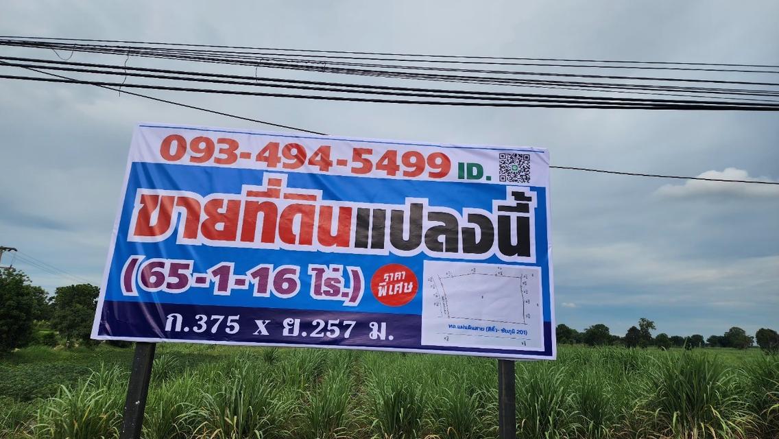 ที่ดินสีคิ้วติดถนนชัยภูมิ-สีคิ้ว201 (กม.14) ใกล้มอเตอร์เวย์M6 65-1-16 ไร่. ต.หนองบัวน้อย อ.สีคิ้ว จ.นครราชสีมา 4