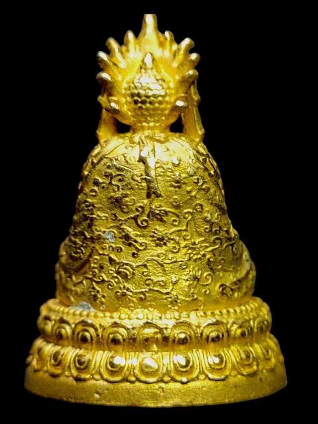 รูปหล่อ พระพุทธศากยมุนี วัดพุทธทิเบต สีบรอนซ์ทอง 2.5×3.5 เซ็น 2