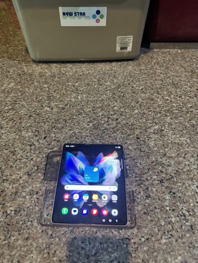 ขายๆๆๆถูกSamsungFold3 5G สีหายากPhontom Silver 256กิ๊กสูนTrueสภาพสวยการใช้งานดีเยี่ยมทุกๆฟังชั่นเครื่องรีสโตได้ตลอดไม่มีติดแอคเค้าใดๆคับ ( จอกางสุดจอไ
