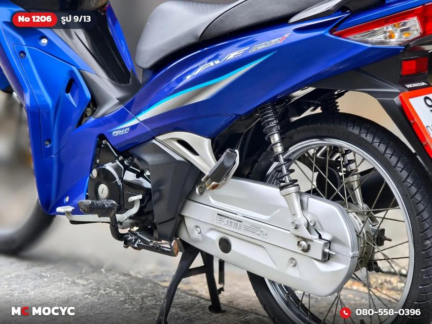 Honda Wave 125i 2018 สตาดมือ เครื่องเดิมเสียงเงียบ ใช้งานได้ปกติ มีเล่มเขียวชุดโอนให้ครบ No.1206 รูปที่ 10