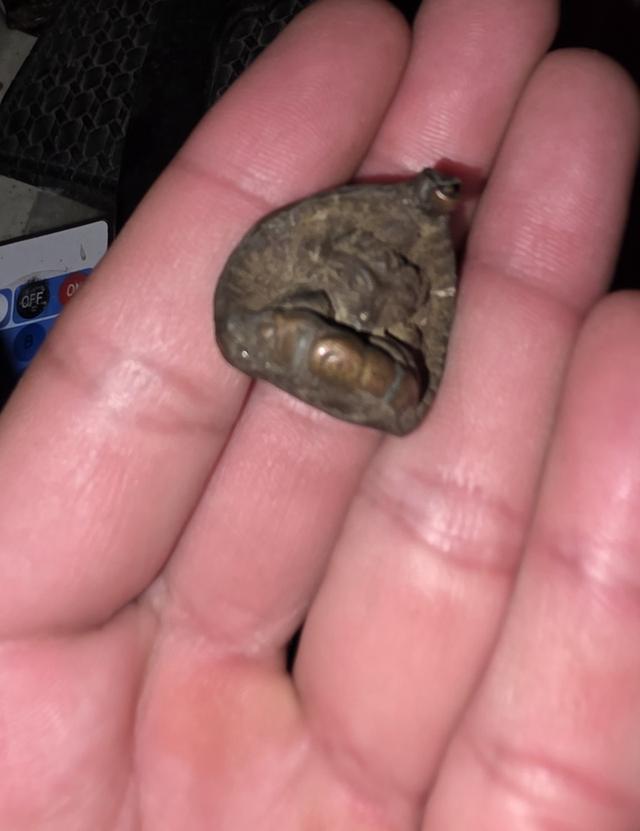 พระอุปคุตหล่อโบราณ หลังยันต์ หลวงพ่ออิ่ม วัดหัวเขา