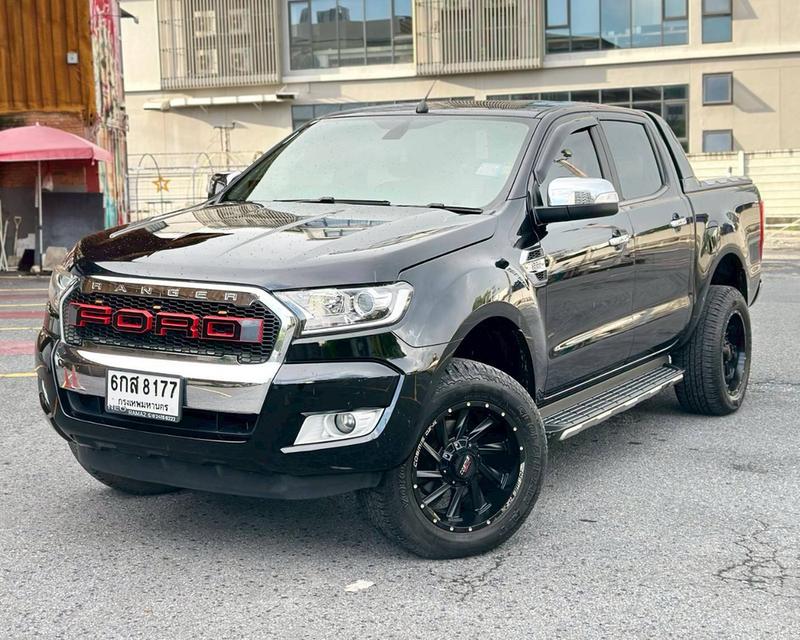 FORD RANGER 2.2 XLT HI-RIDER DOUBLE CAB เกียร์ Auto สีดำ ปี2017 1