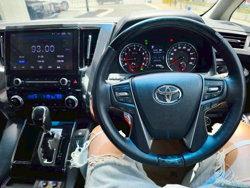 รหัสรถ KPV8747 2019 TOYOTA VELLFIRE 2.5 ZG Edition สึดำ เลขไมล์ 57,XXX KM