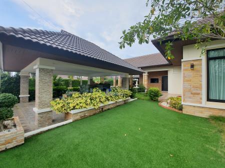 ขาย บ้านเดี่ยว พร้อมสระว่ายน้ำส่วนตัว Pool Villa หมู่บ้านแสนมณี สัตหีบ ชลบุรี 150 ตรม 162 ตรว Single storey furnished ho 2