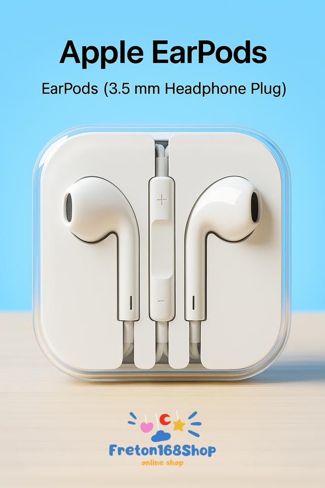 หูฟัง Apple EarPods หัวเสียบหูฟังขนาด 3.5 มม.(แถมมากับเครื่อง iPhone 6 ของแท้)