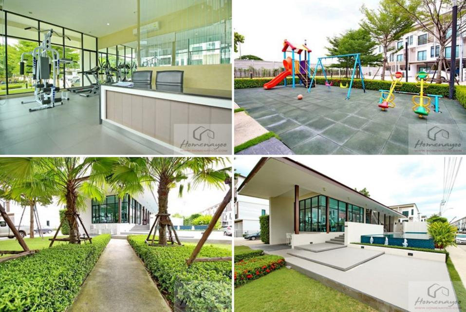 โครงการ พาทิโอ ศรีนครินทร์-พระราม 9 ทาวน์โฮม วิวสวน 20 ตร.ว 3 นอน 3 น้ำ ใกล้รถไฟฟ้าสีเหลือง ศรีกรีฑา 9