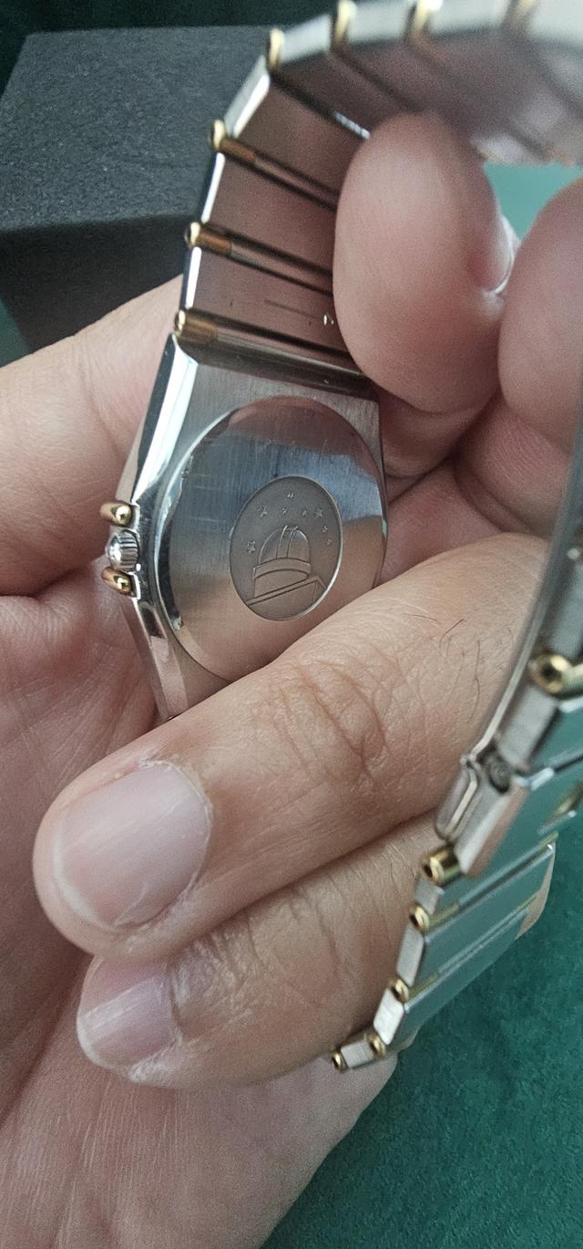 Omega Constellation Day Date Two Tone Stainless Steel Watch 3