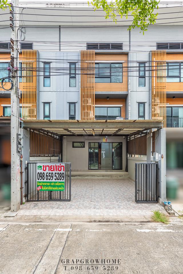 ให้เช่า/ขาย ทาวน์โฮม 3 ชั้น Eco Space บางนา-วงแหวน | เหมาะทำโฮมออฟฟิศ โชว์รูม เก็บสต็อก | ใกล้เมกะบางนา–ทางด่วน–สุวรรณภูมิ-รร.นานาชาติ 1