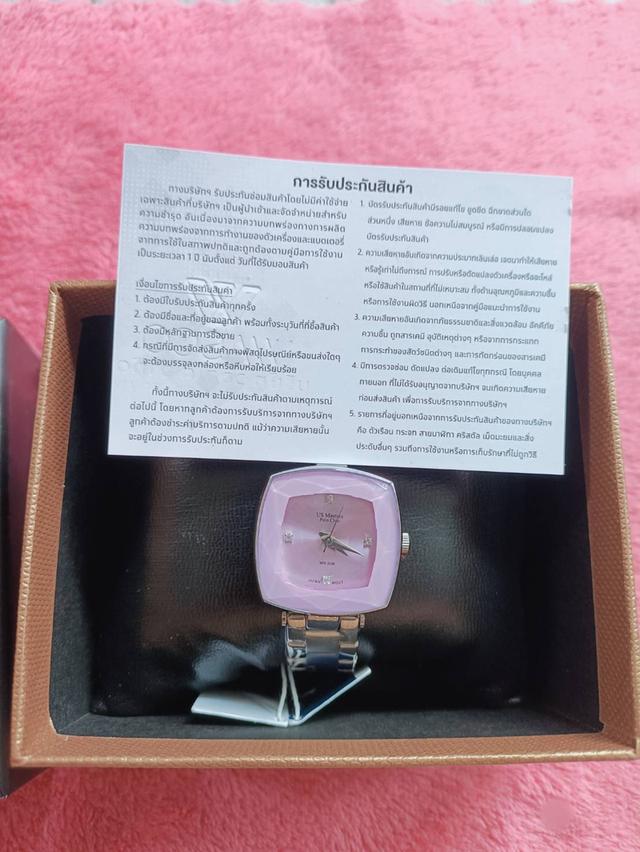 โปโล นาฬิกาข้อมือสุภาพสตรี รุ่น FIRST LADY CRYSTALLINE DATE LILAC 10