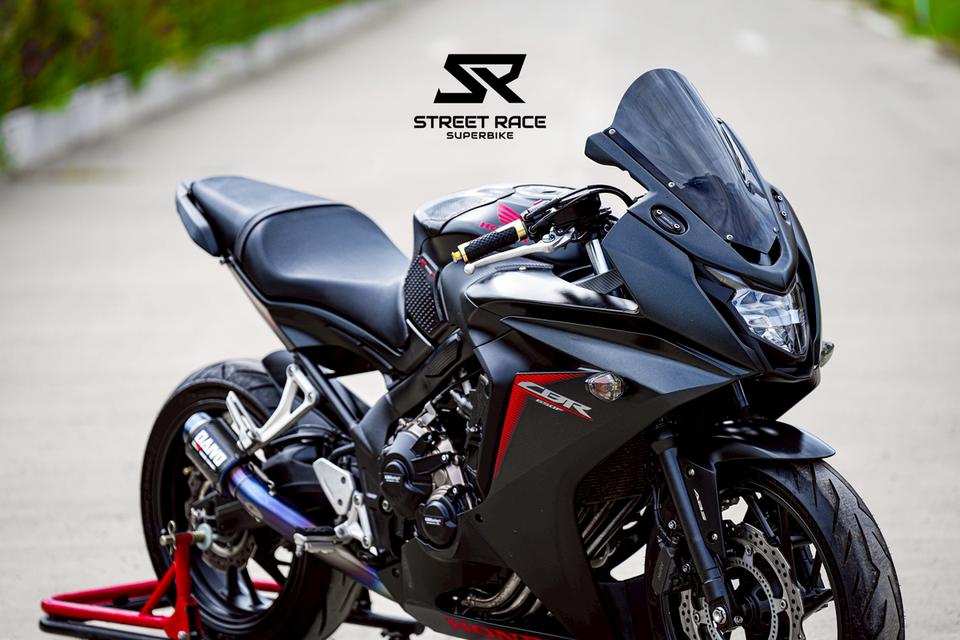 2018 Honda cbr 650f ปี 2018 สีดำ ทรงเท่ ของแต่งพอมี! 12