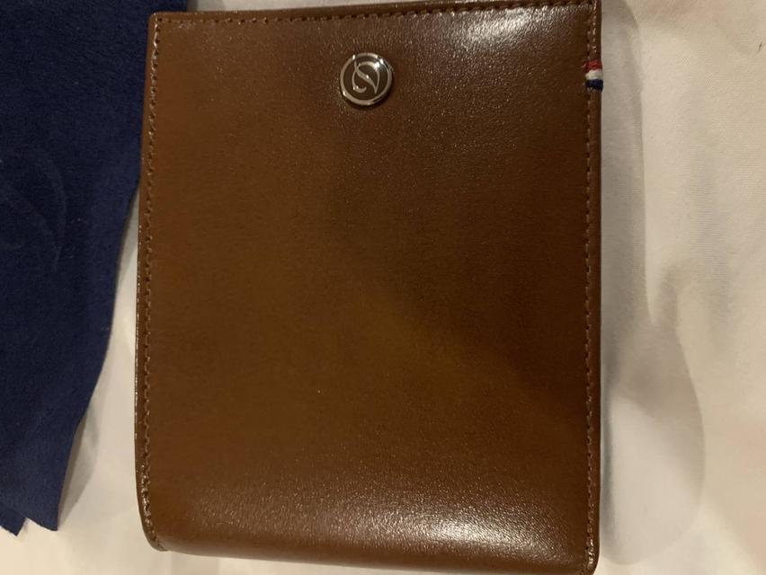 ST Dupont wallet 6 ccredit ccards and coins line D Brown  No Damage New 4