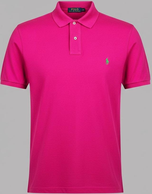 Polo Ralph Lauren Cropped Polo Shirt Aruba Pink