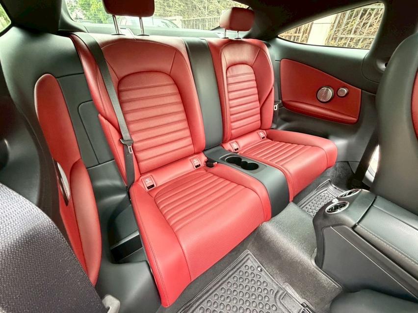รหัสรถ AP299 🎱 Mercedes-Benz C250 Coupe AMG สีดำ เบาะแดง ปี 2018 รูปที่ 14
