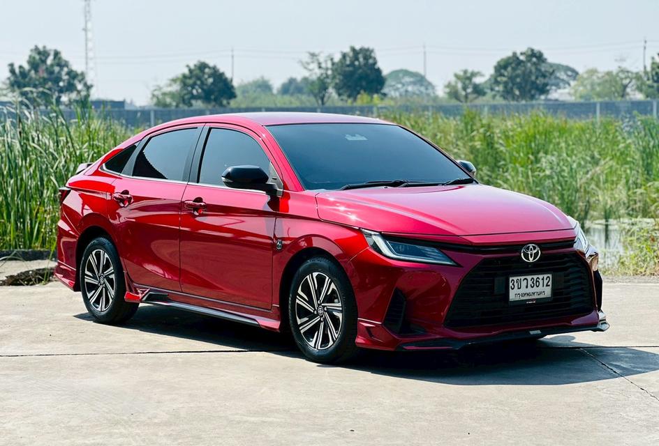 รถบ้านเข้าใหม่ สีสดใส จะถูกจะแพงแดงไว้ก่อนเลยจ้า เดิมทั้งคัน ไมล์เพียง34,000โลเท่านั้น เข้าศูนย์ตลอด  #TOYOTA YARISATIV 1.2PREMIUM LUXURY ปี2022จด202 รูปที่ 5