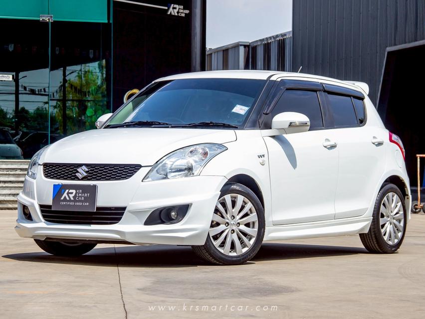ขายรถยนต์มือสอง Suzuki Swift 1.2GL AT สีขาว ปี2014 จด 2015