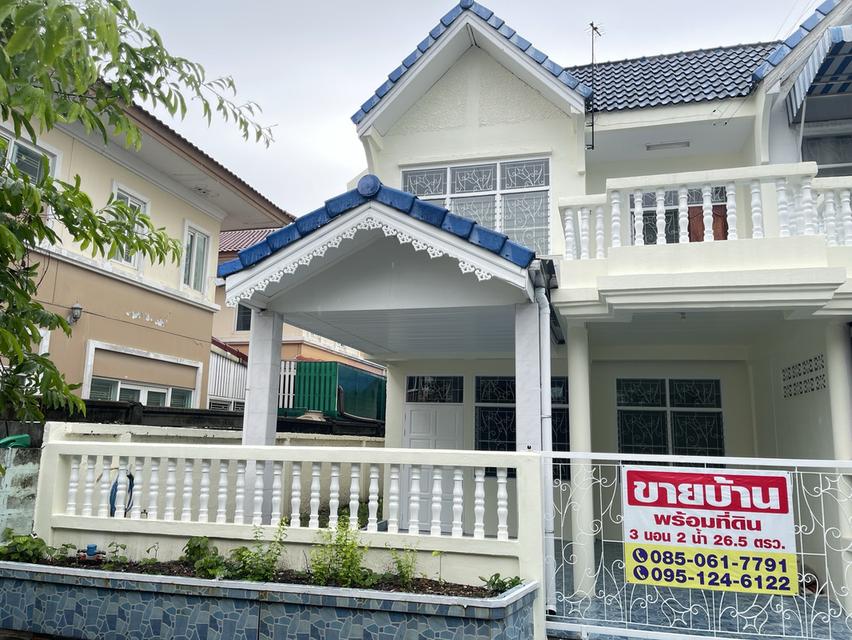 ขายด่วนมาก ทาวเฮ้าส์ 3 นอน 2 น้ำ 26.5 ตรว. หลังริม เจ้าของขายเอง รีโนเวทเรียบร้อยพร้อมเข้าอยู่ 2