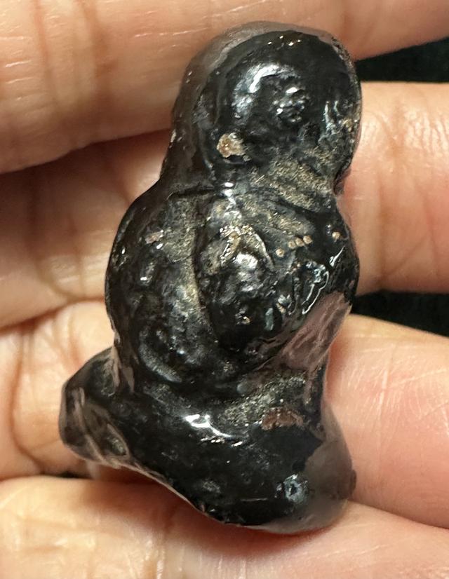 พระปิดตา พิมพ์ชะลูด ผงคลุกรักจุ่มรักเ รูปที่ 4