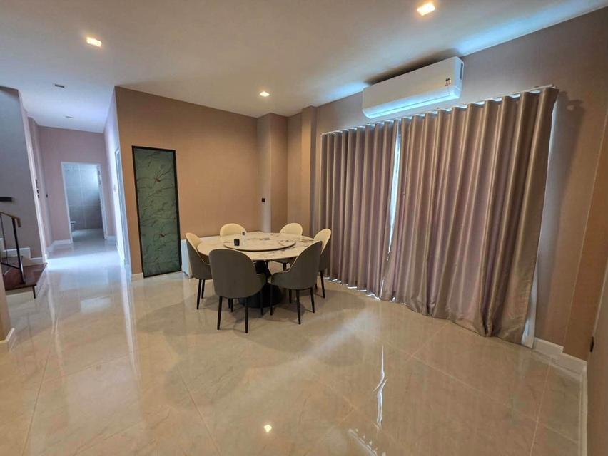 U1514 ให้เช่าบ้านเดี่ยว 2 ชั้น หมู่บ้านบางกอก บูเลอวาร์ด รามอินทรา 109Bangkok Boulevard รามอินทรา 109  บ้านพร้อมเฟอร์นิเจอร์ใกล้รถไฟฟ้า 6