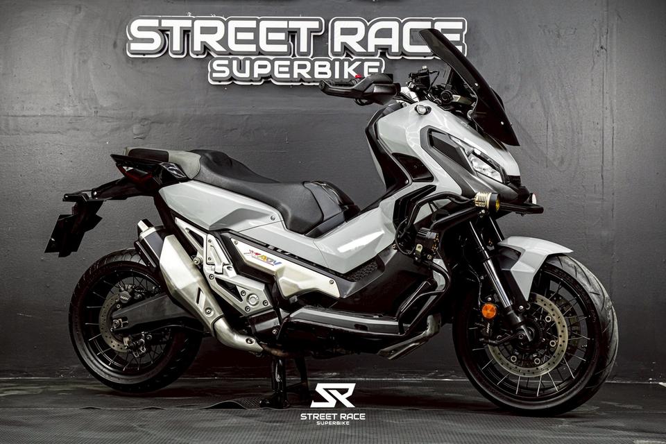 HONDA XADV750 2018 สีเทาแลมโบ ของแต่งติดรถพร้อมเดินทาง