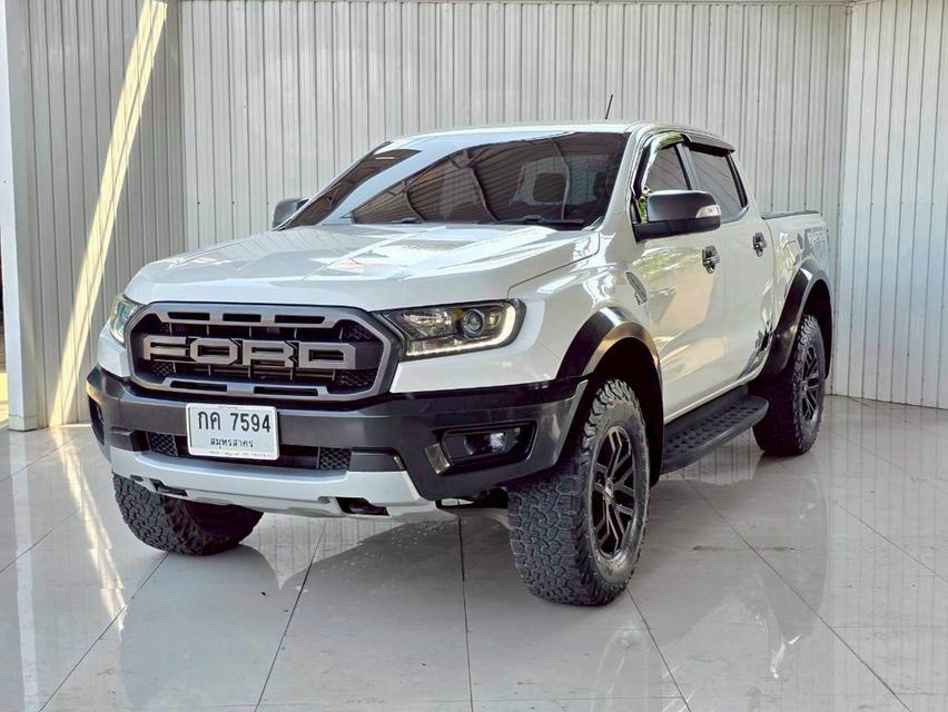 FORD RANGER 2.0 RAPTOR BI-TURBO 4WD ปี 2018 เกียร์A/T สีขาวโฉม DOUBLE CAB