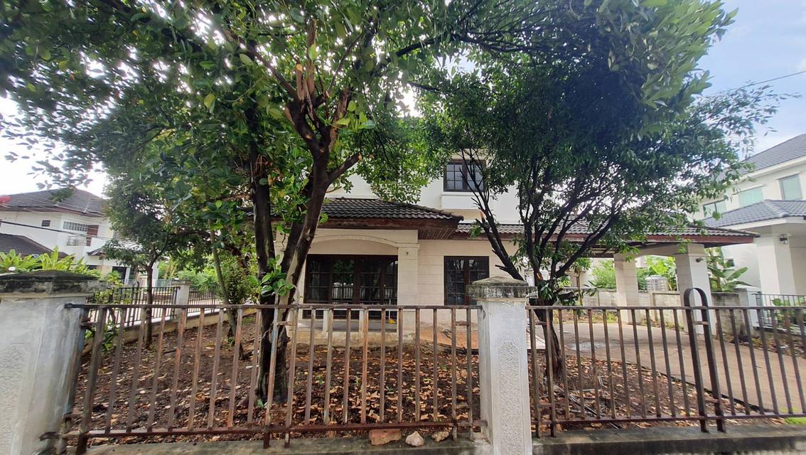 ขายบ้าน - หมู่บ้านพัชรวิลล์ อ.บางใหญ่ ใกล้สถานี รถไฟฟ้าสายสีม่วง (สถานีบางพลู) - บ้านเดี่ยว 2 ชั้น 5