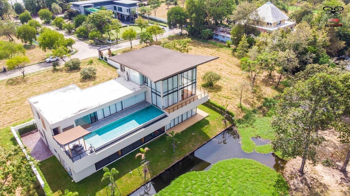 บ้านเดี่ยว 2.5 ชั้น กรุงกวี รังสิต คลอง 5 ถนนรังสิต-นครนายก ในสนามกอล์ฟกรุงกวี#LB122 – 001160 2