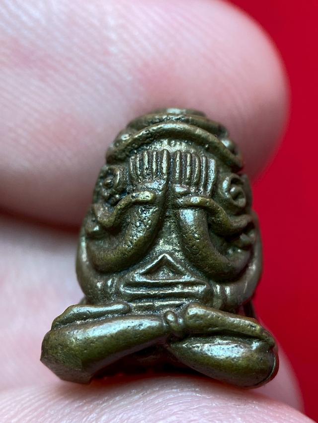 พระปิดตาอุตโม ญสส. เพชรกลับ หลวงปู่บัว วัดศรีบูรพาราม จ.ตราด เนื้อนวะ